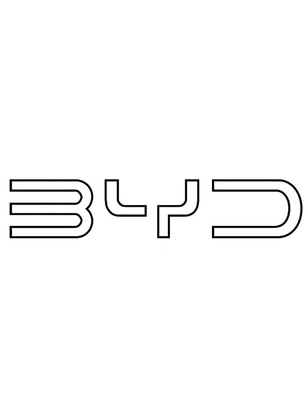 BYD (Build Your Dreams) logga Målarbild BYD (Build Your Dreams) logga Målarbild