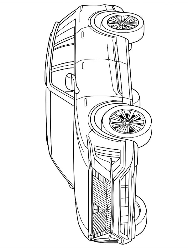 Cadillac VISTIQ Målarbild Cadillac VISTIQ Målarbild
