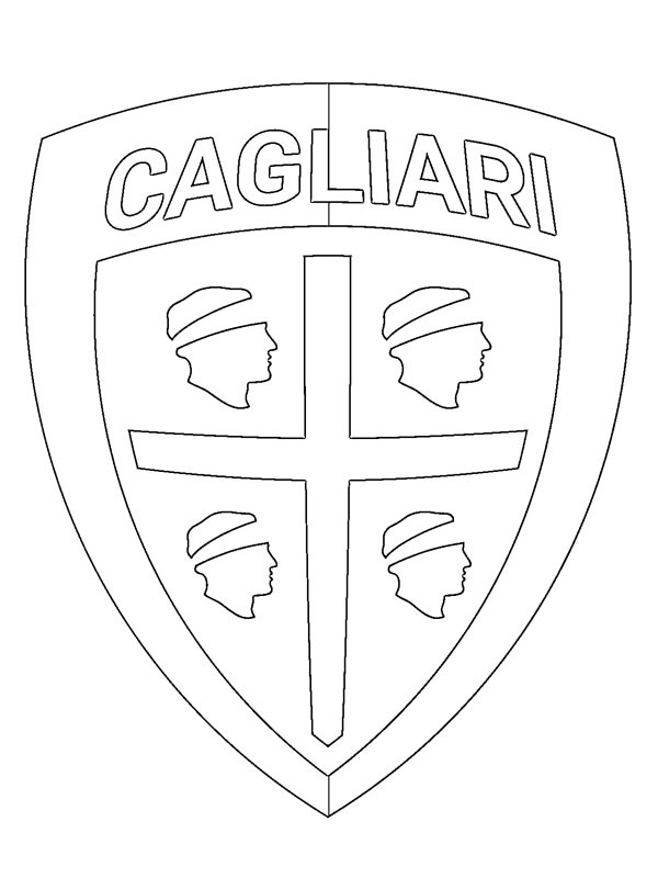Cagliari Calcio Målarbild