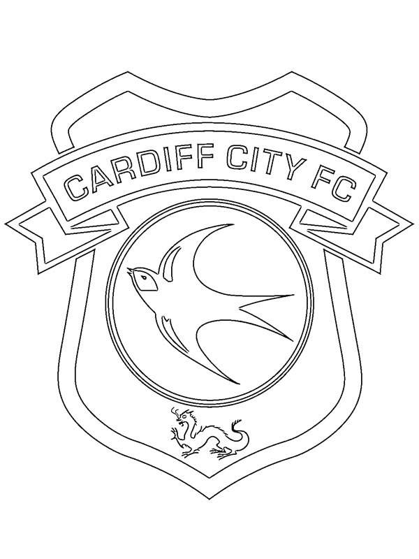 Cardiff City Målarbild