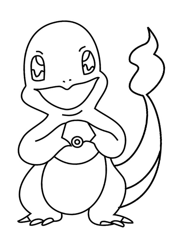 Charmander Målarbild Charmander Målarbild