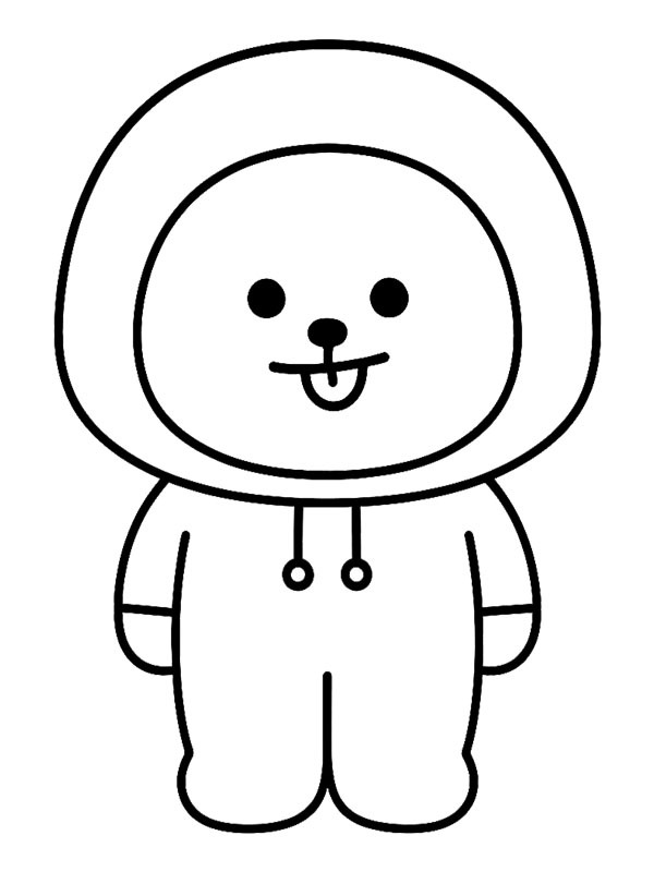 Chimmy (BT21) Målarbild Chimmy (BT21) Målarbild