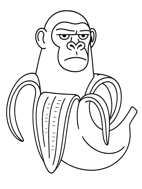Chimpanzini Bananini Målarbild Chimpanzini Bananini Målarbild