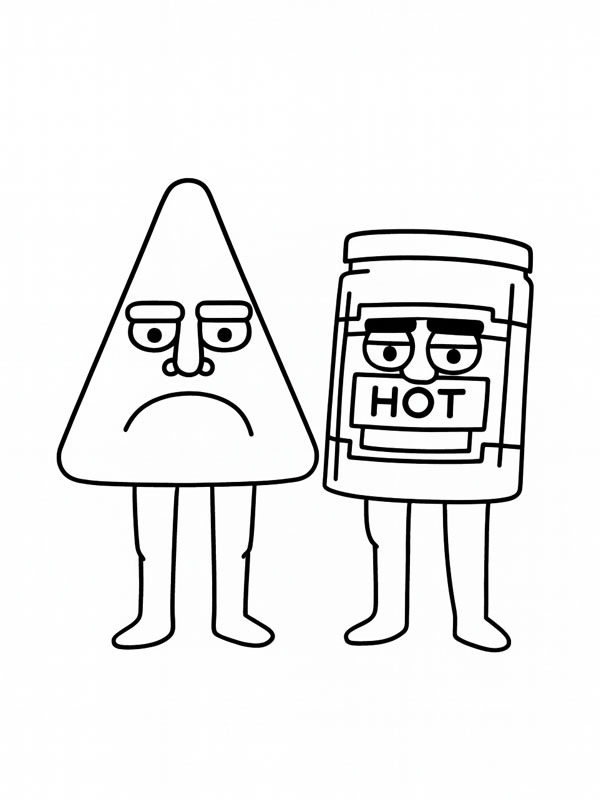 Chipso and Queso Målarbild Chipso and Queso Målarbild