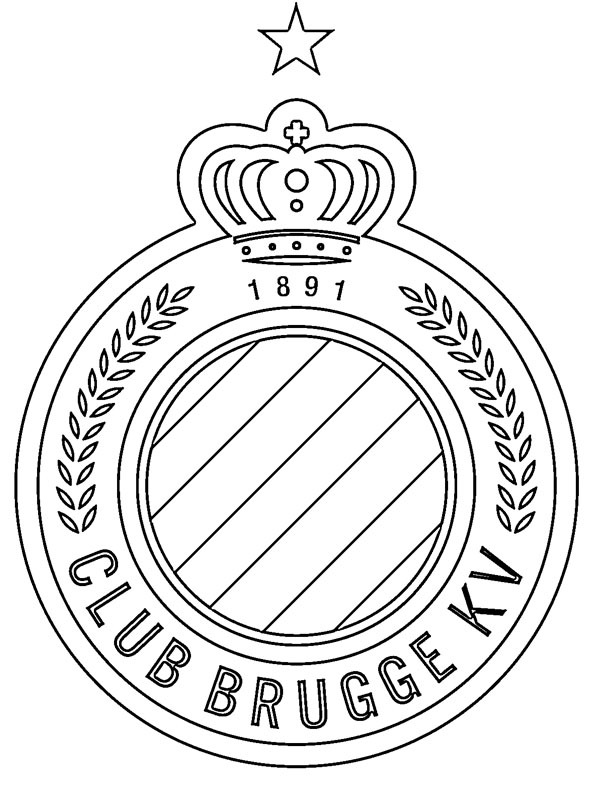 Club Brugge Målarbild