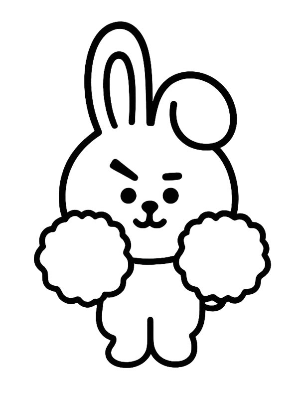 Cooky (BT21) Målarbild Cooky (BT21) Målarbild
