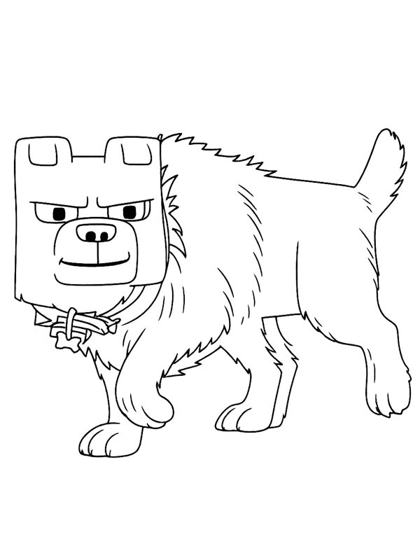Dennis Minecraft Målarbild Dennis Minecraft Målarbild