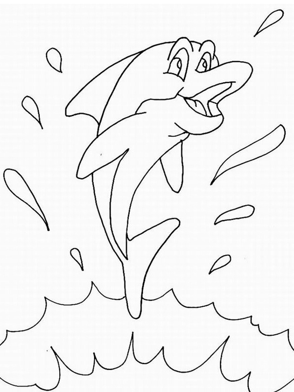 Delfin Målarbild