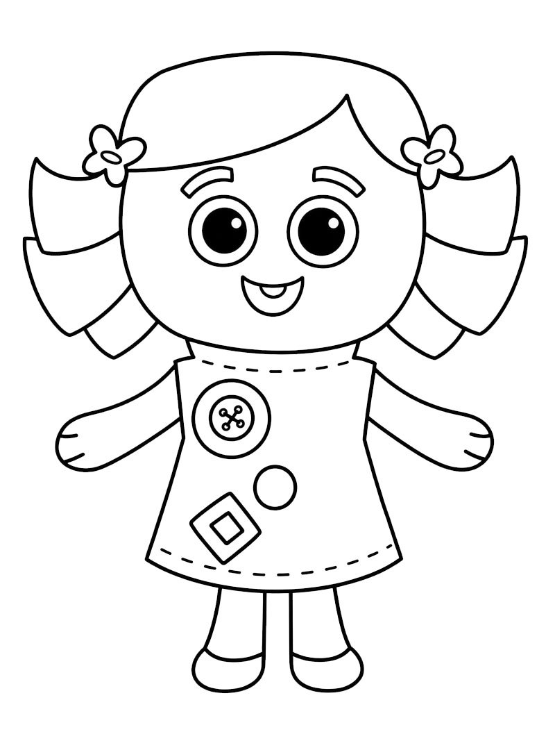 Dolly (Toy Story 5) Målarbild Dolly (Toy Story 5) Målarbild