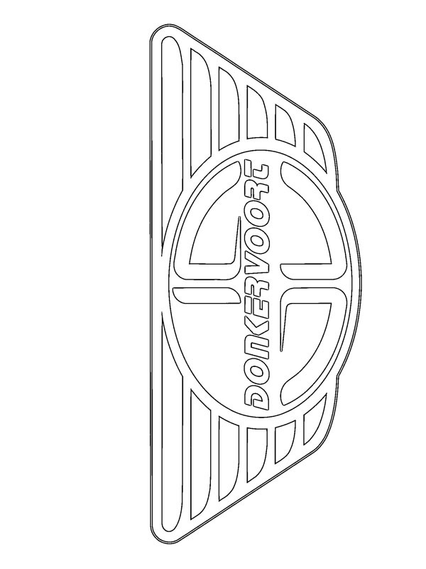 Donkervoort Logo Målarbild
