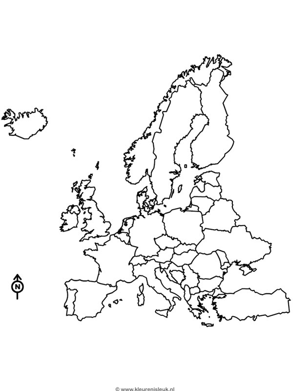 Europa Målarbild