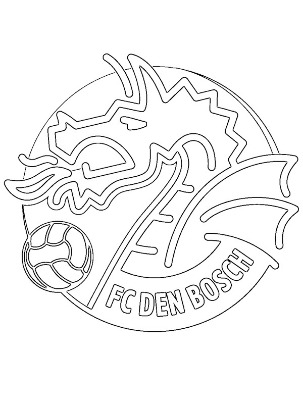 FC Den Bosch Målarbild