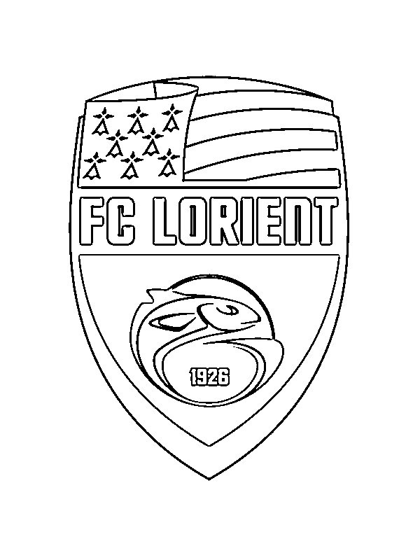 FC Lorient Målarbild