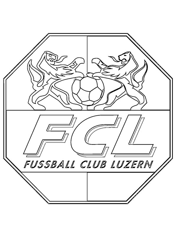 FC Luzern Målarbild
