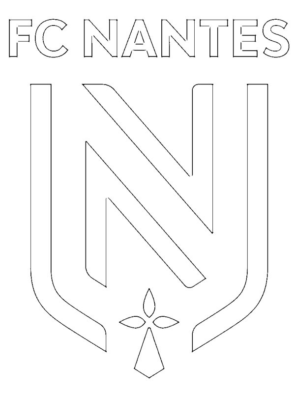 FC Nantes Målarbild FC Nantes Målarbild