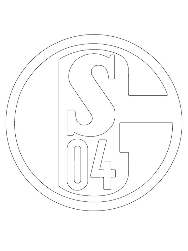 FC Schalke 04 Målarbild