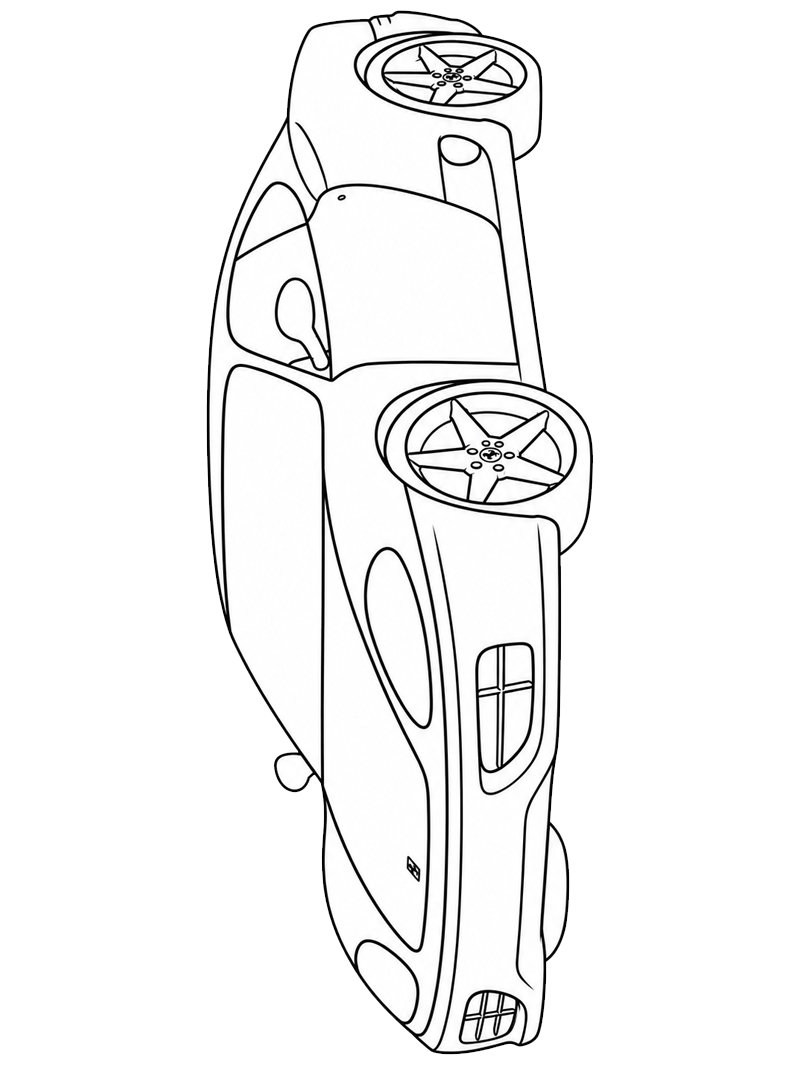 Ferrari 360 Modena Målarbild Ferrari 360 Modena Målarbild