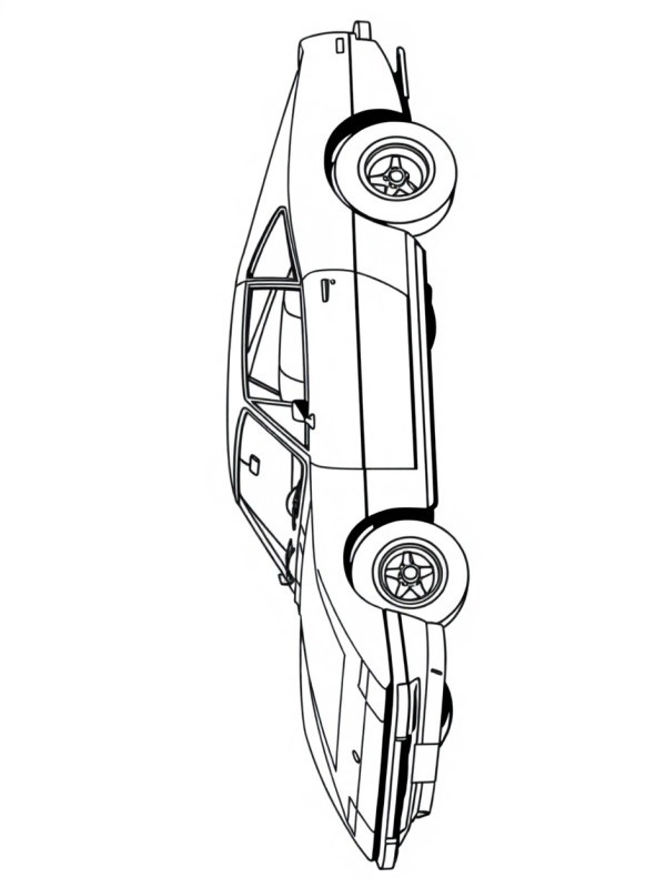 Ferrari 365 GTB/4 Daytona Målarbild Ferrari 365 GTB/4 Daytona Målarbild