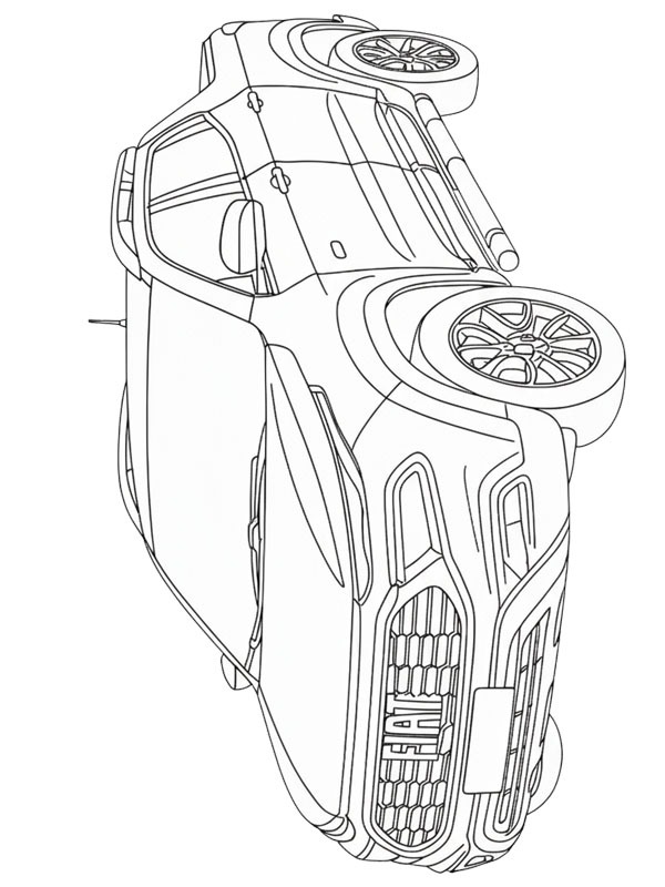 Fiat Toro Målarbild Fiat Toro Målarbild