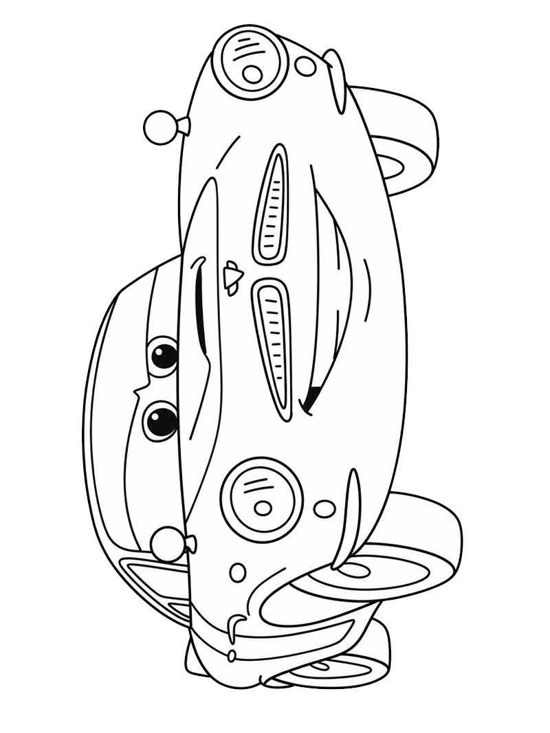 Finn McMissile (Bilar 2) Målarbild