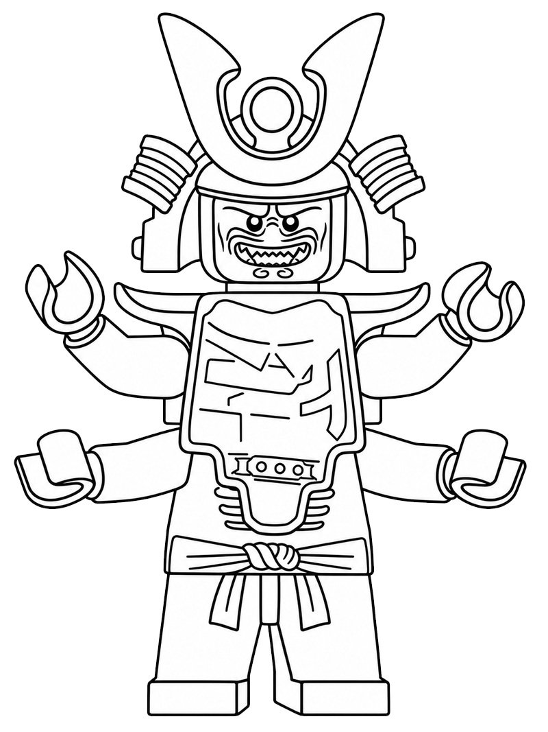Garmadon (Ninjago) Målarbild Garmadon (Ninjago) Målarbild