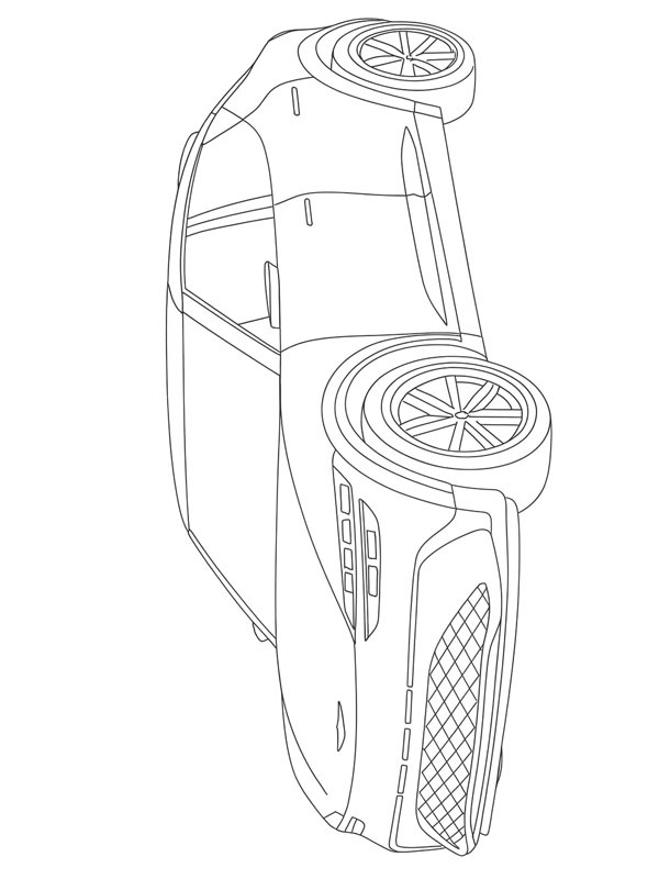 Genesis GV60 Magma Målarbild Genesis GV60 Magma Målarbild