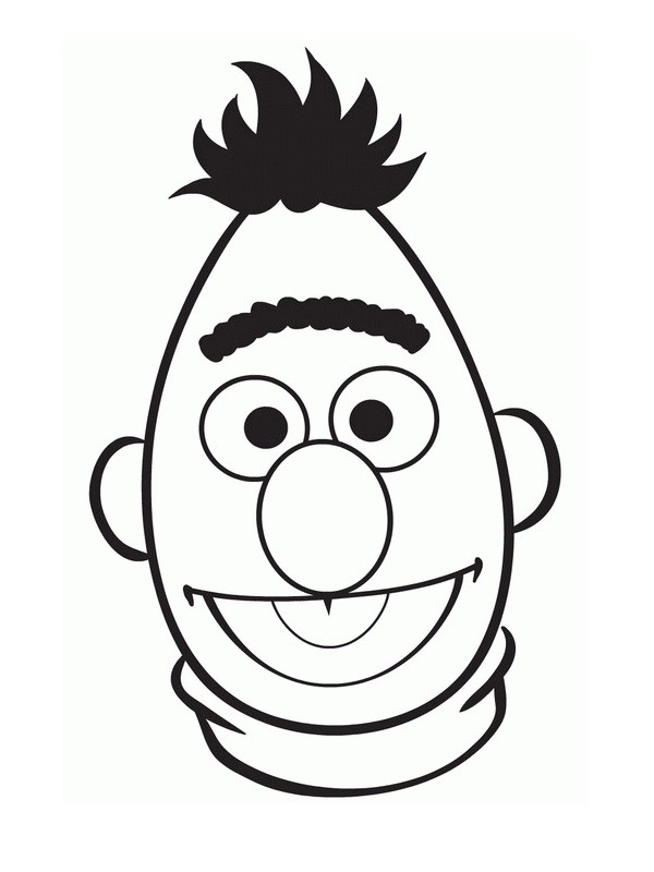 Berts ansikte Målarbild