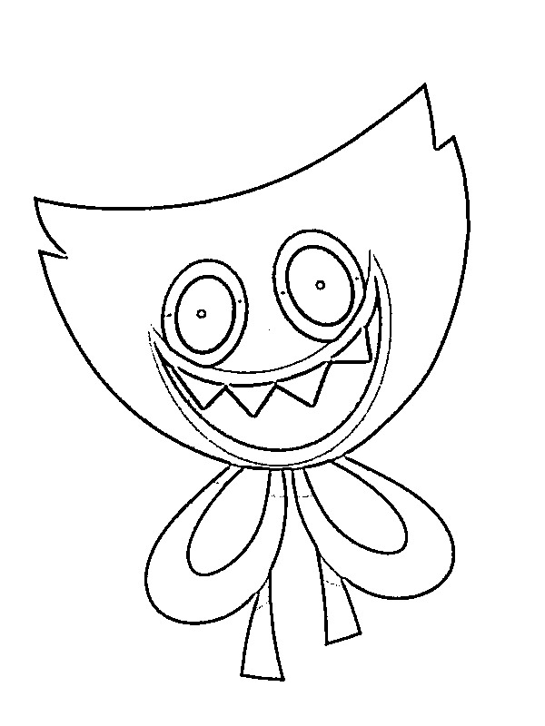 Huggy Wuggys ansikte Målarbild Huggy Wuggys ansikte Målarbild
