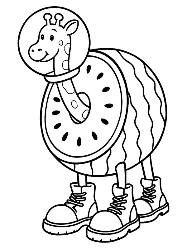 Giraffa Celeste Målarbild Giraffa Celeste Målarbild