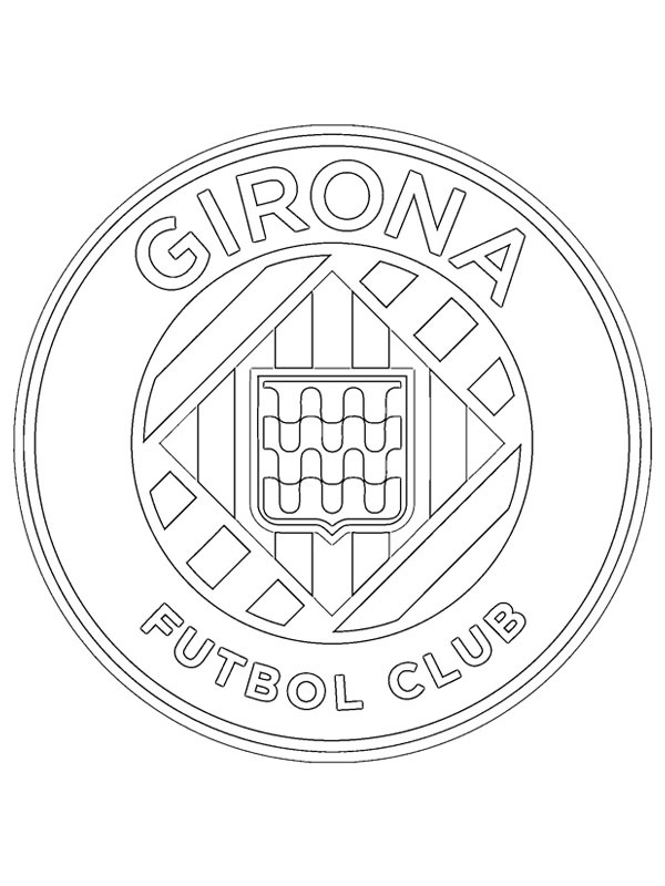 Girona FC Målarbild Girona FC Målarbild
