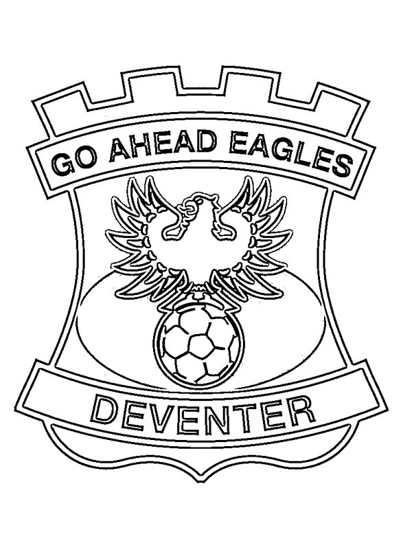 Go Ahead Eagles Målarbild Go Ahead Eagles Målarbild