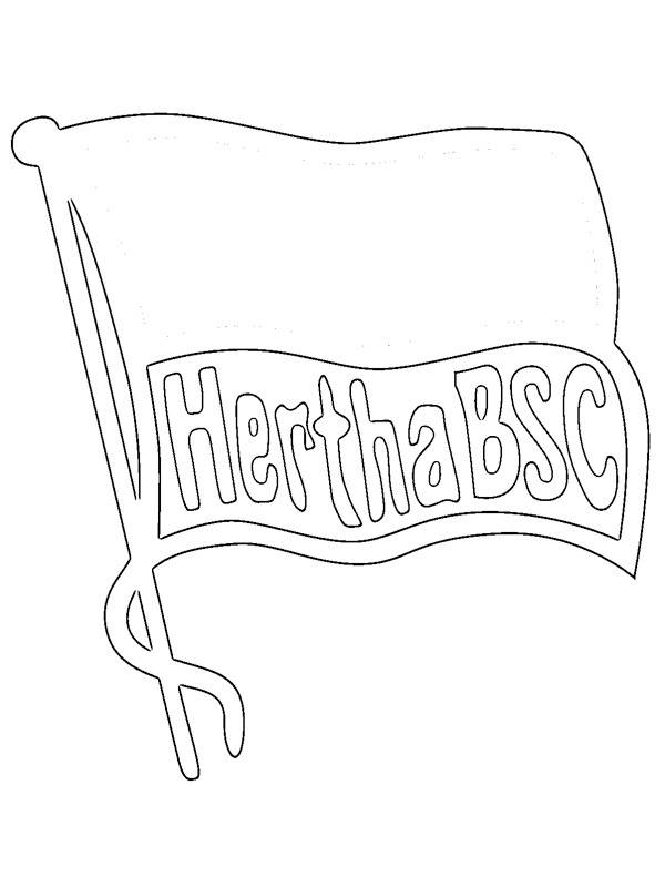 Hertha BSC Målarbild