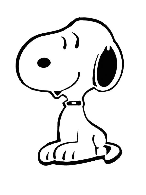 Hunden snoopy Målarbild Hunden snoopy Målarbild