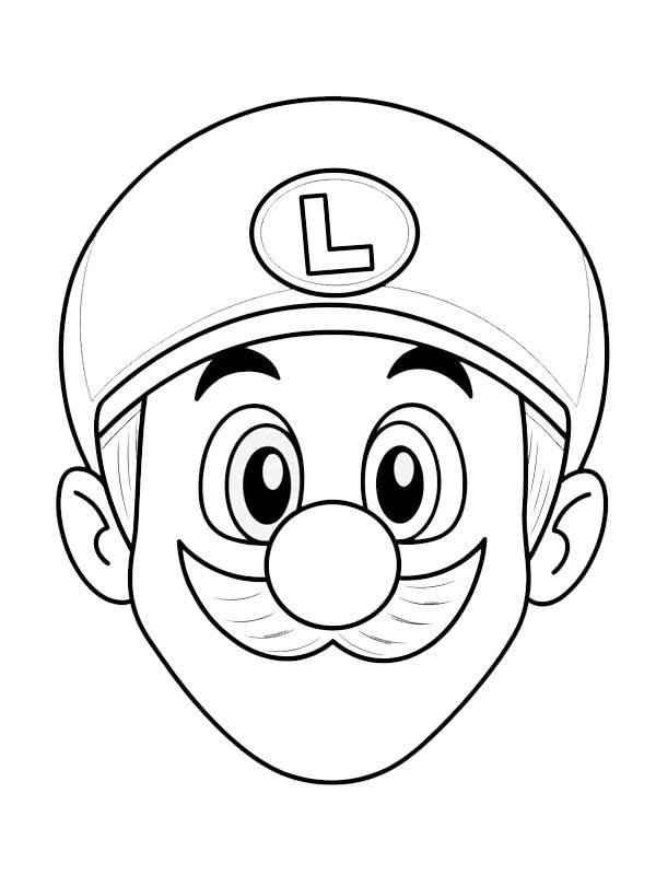 Luigis huvud Målarbild
