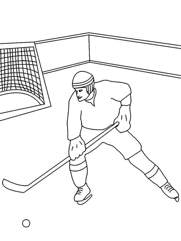 Ishockey Målarbild
