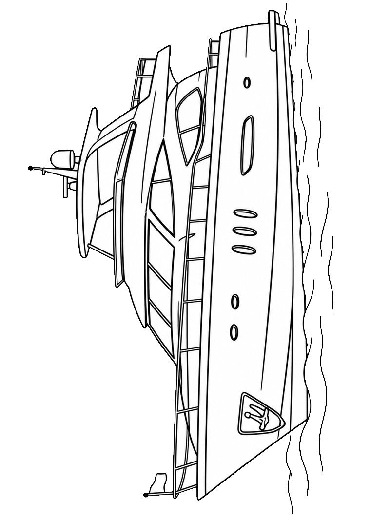 Yacht Målarbild