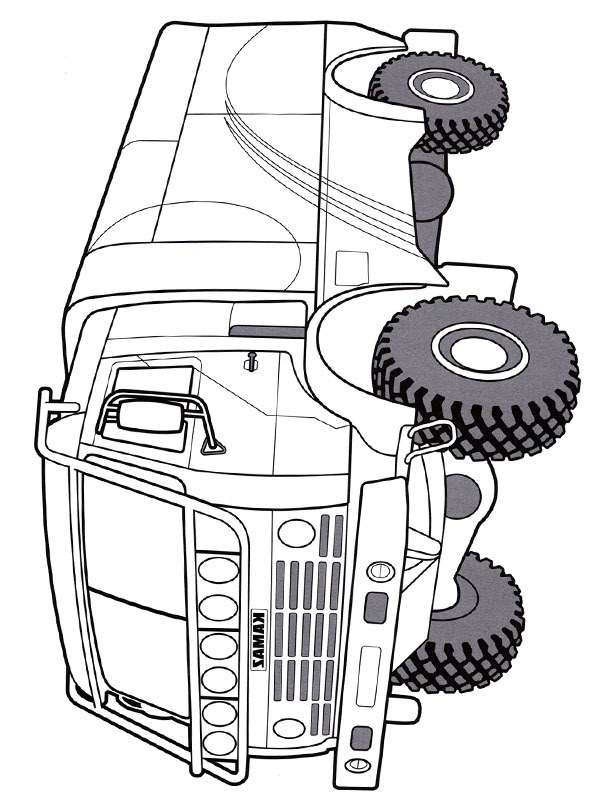 Kamaz Trailerdragare Målarbild Kamaz Trailerdragare Målarbild
