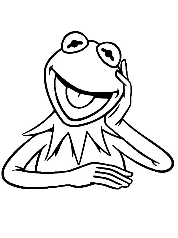 Grodan Kermit Målarbild Grodan Kermit Målarbild