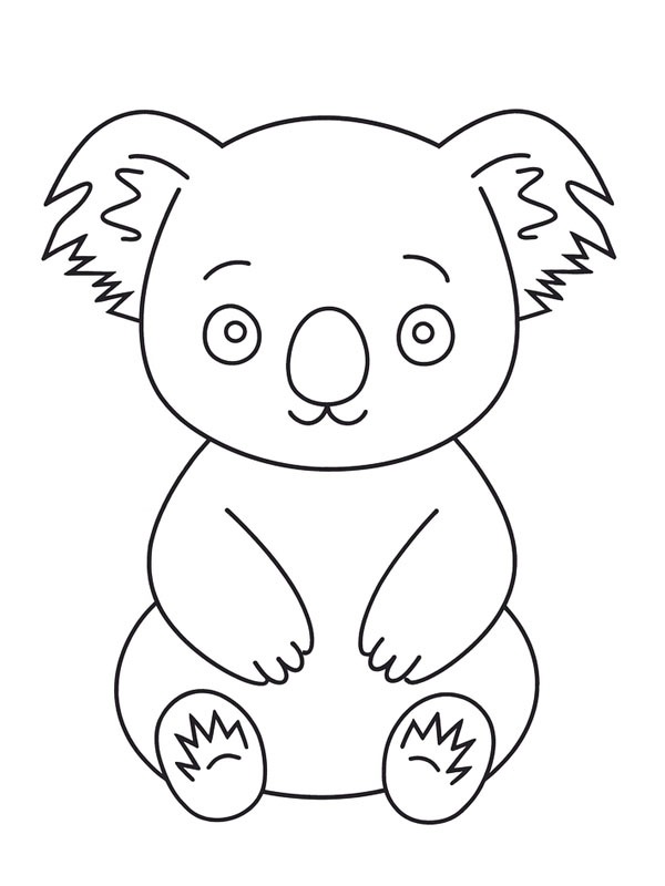 Koala Målarbild