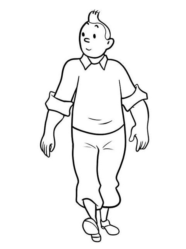 Tintin Målarbild