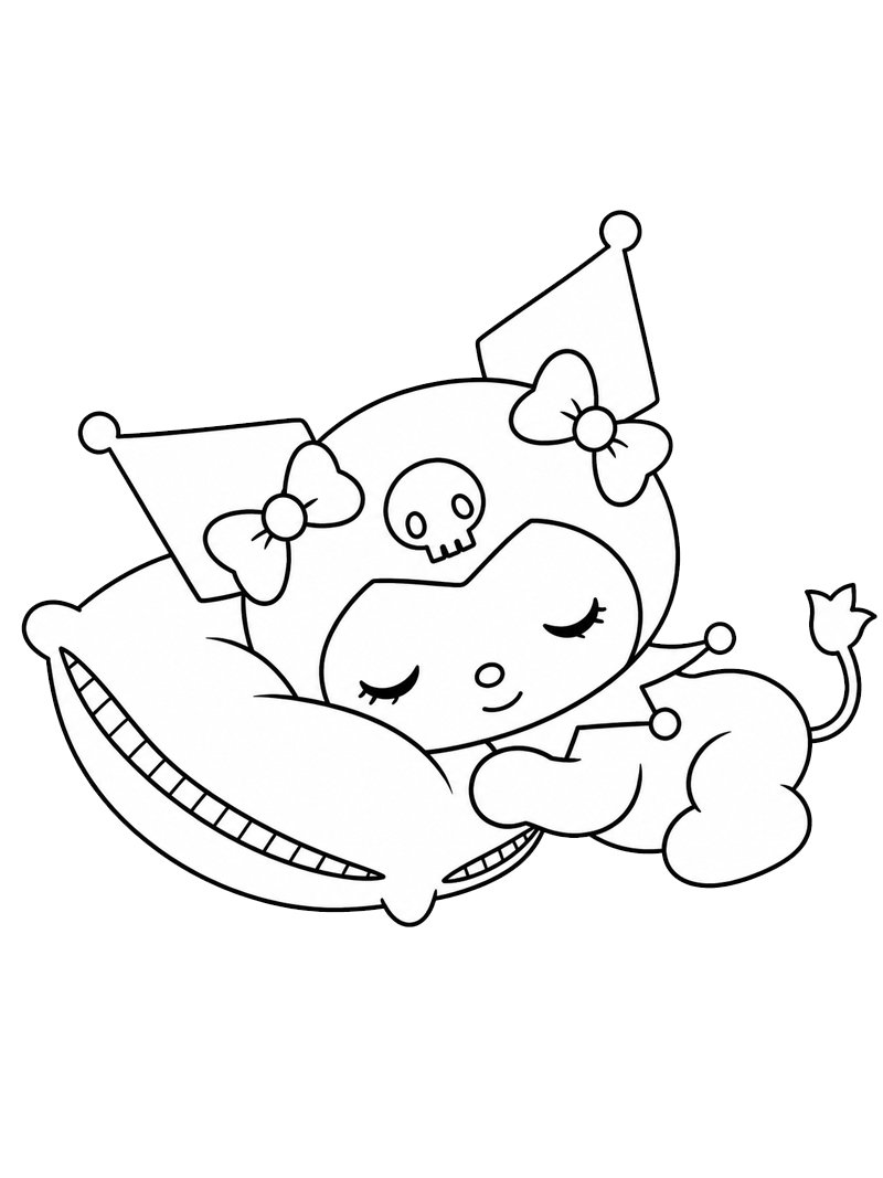 Kuromi sover Målarbild