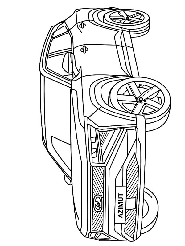Lada Azimut Målarbild Lada Azimut Målarbild