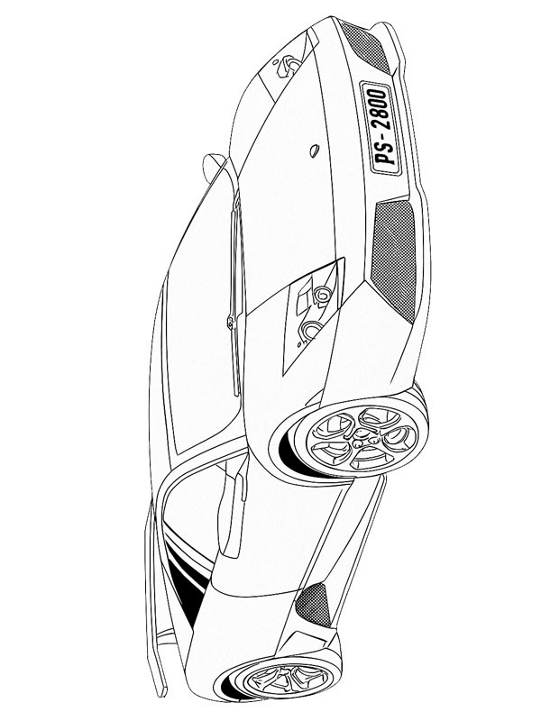 Lamborghini Murcielago Målarbild Lamborghini Murcielago Målarbild