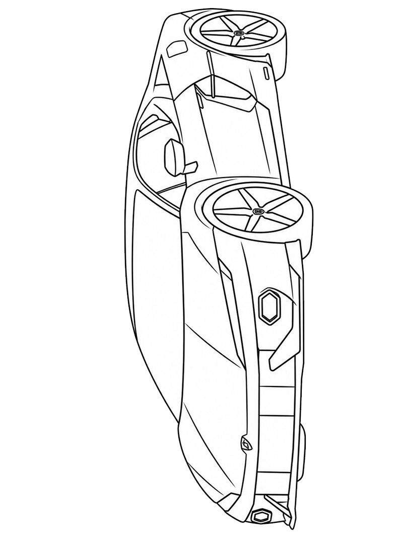Lamborghini Temerario Målarbild