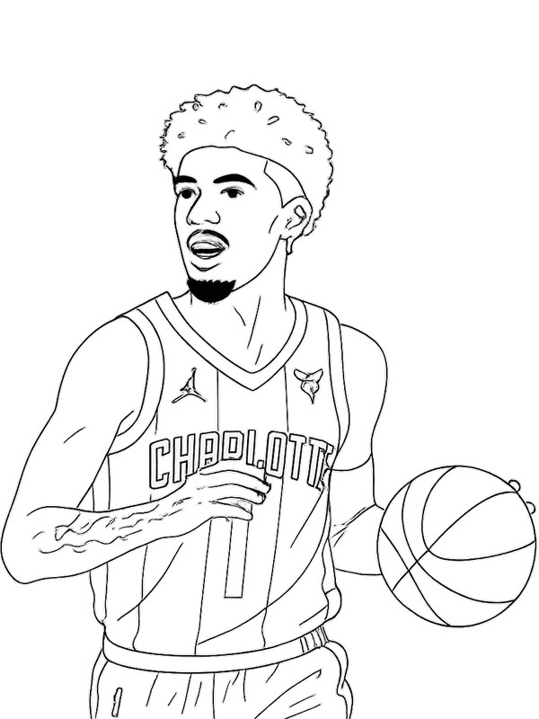 LaMelo Ball Målarbild LaMelo Ball Målarbild