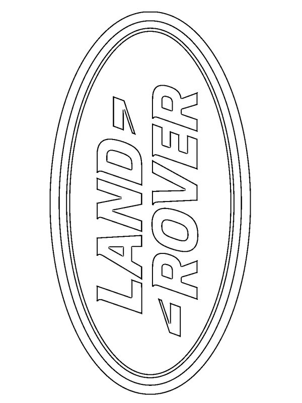 Land Rover Logga Målarbild Land Rover Logga Målarbild