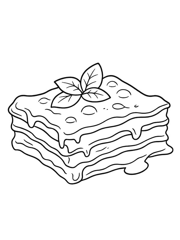 Lasagne Målarbild Lasagne Målarbild