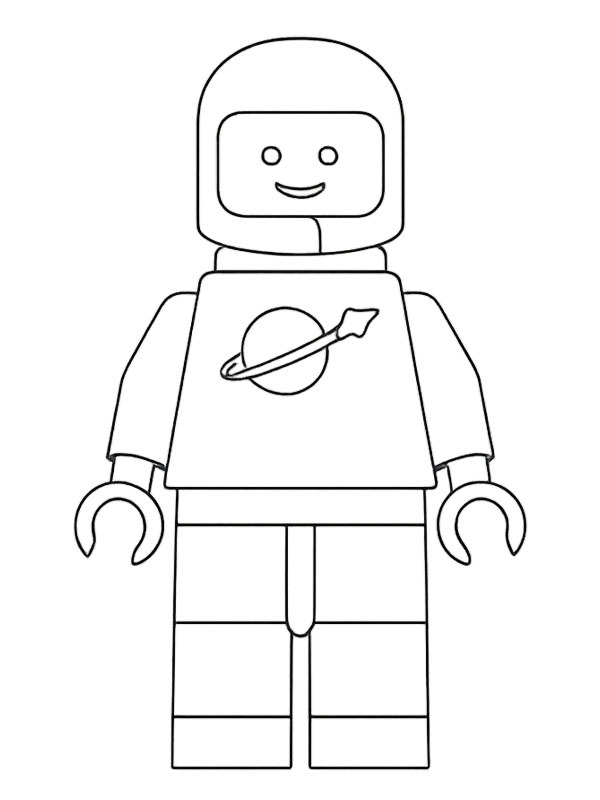 LEGO-astronaut Målarbild LEGO-astronaut Målarbild