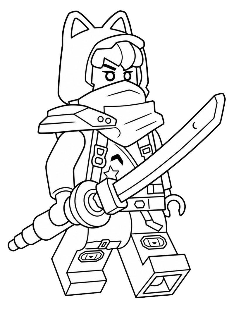 LEGO Ninjago Sora Målarbild LEGO Ninjago Sora Målarbild