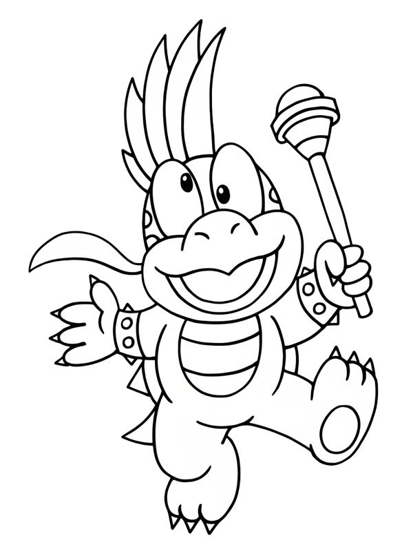 Lemmy Koopa Målarbild Lemmy Koopa Målarbild